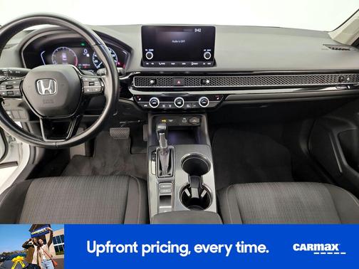 White 2022 Honda Civic EX