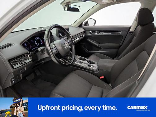 White 2022 Honda Civic EX