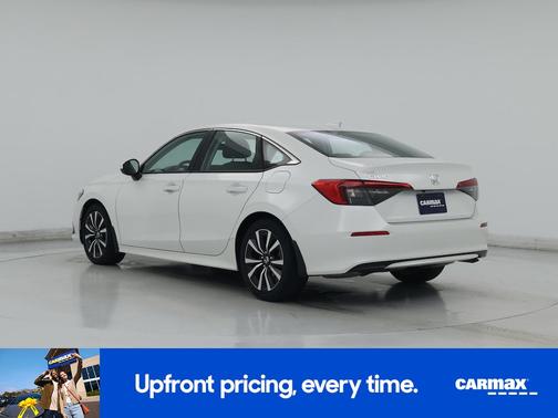 White 2022 Honda Civic EX