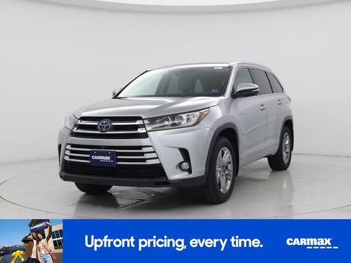 White 2017 Toyota Highlander Hybrid Limited Platinum