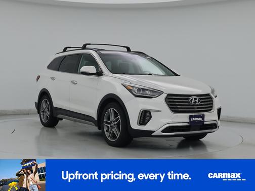 White 2018 Hyundai SANTA FE Limited Ultimate