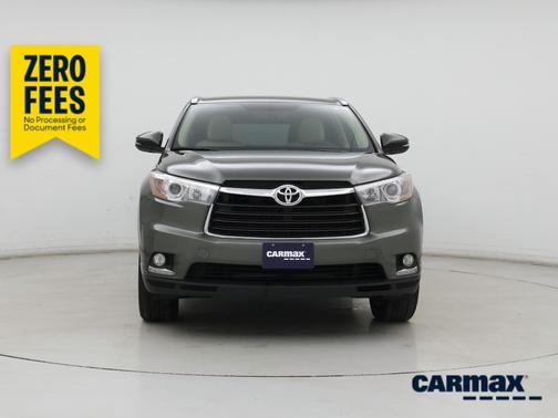 Green 2015 Toyota Highlander Limited
