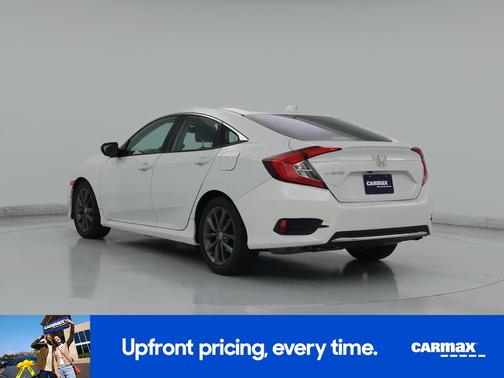White 2019 Honda Civic EX-L
