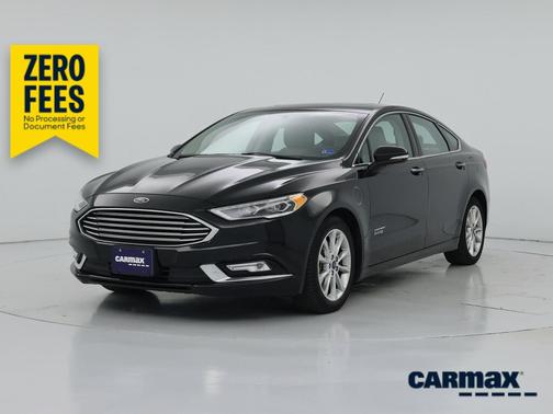 Black 2017 Ford Fusion Energi Titanium