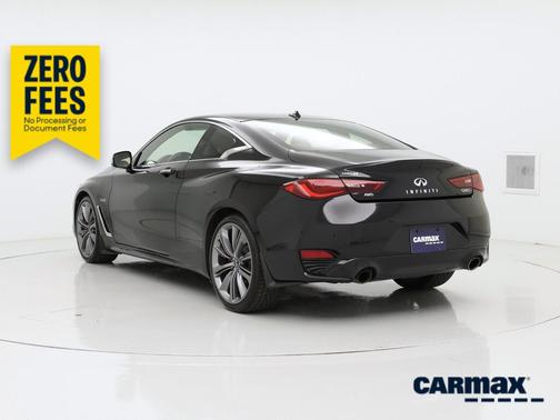 Black 2018 INFINITI Q60 Red Sport 400
