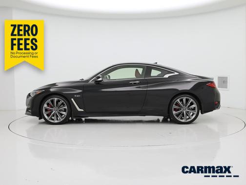 Black 2018 INFINITI Q60 Red Sport 400