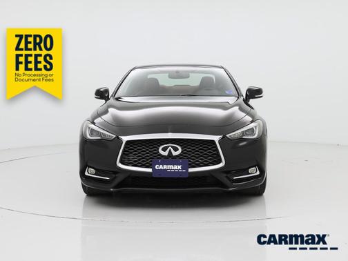 Black 2018 INFINITI Q60 Red Sport 400