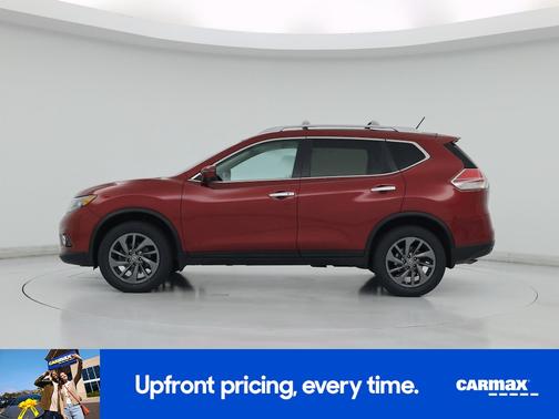 Red 2016 Nissan Rogue SL