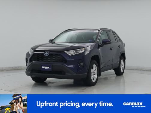 Blue 2021 Toyota RAV4 Hybrid XLE
