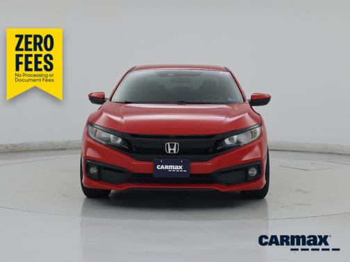 Red 2020 Honda Civic Sport