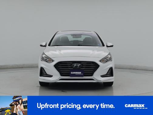 White 2018 Hyundai SONATA Limited