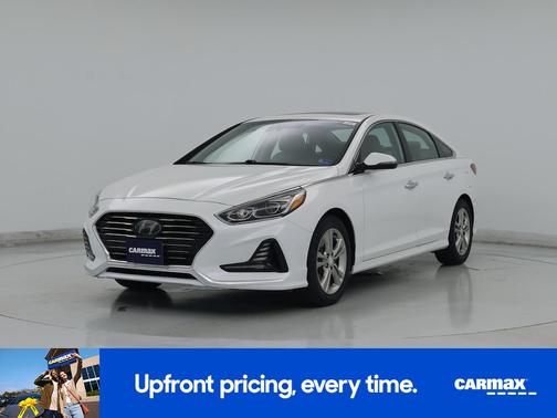 White 2018 Hyundai SONATA Limited