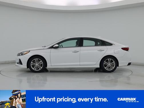 White 2018 Hyundai SONATA Limited