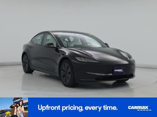 Black 2025 Tesla Model 3 Long Range
