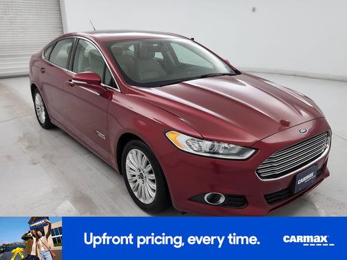 Red 2014 Ford Fusion Energi SE