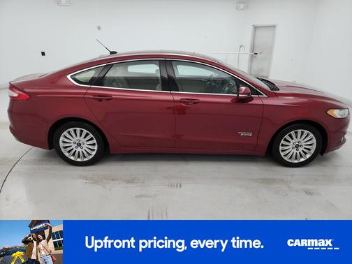 Red 2014 Ford Fusion Energi SE