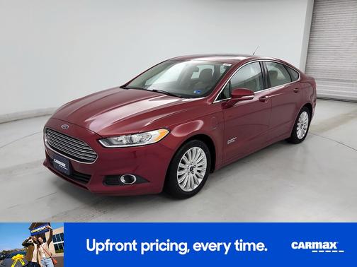 Red 2014 Ford Fusion Energi SE