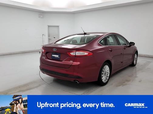 Red 2014 Ford Fusion Energi SE