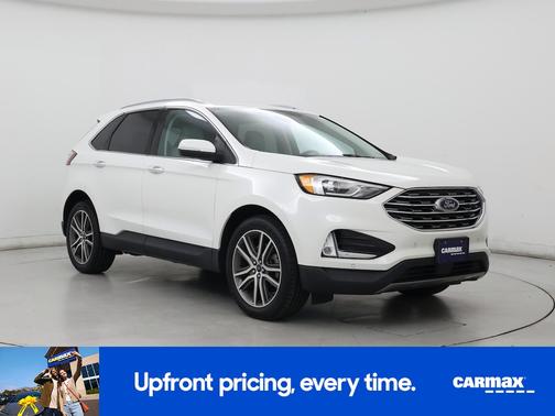 White 2021 Ford Edge Titanium