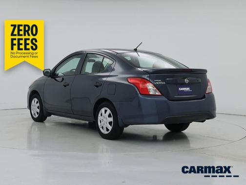 Blue 2017 Nissan Versa S Plus