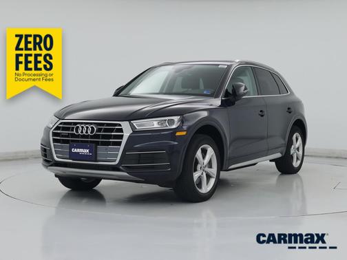 Blue 2020 Audi Q5 Premium