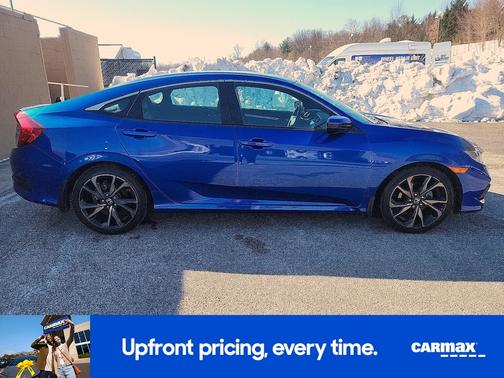 Blue 2021 Honda Civic Sport