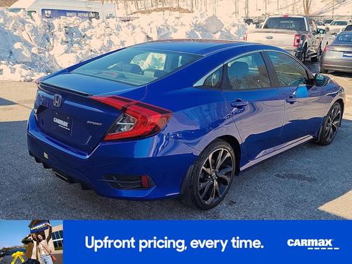 Blue 2021 Honda Civic Sport