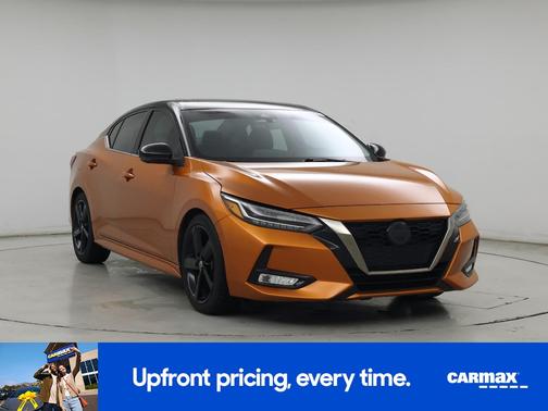 Orange 2022 Nissan Sentra SR