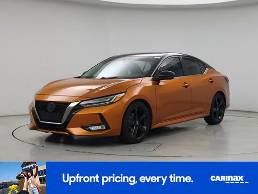Orange 2022 Nissan Sentra SR