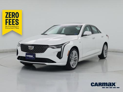 White 2025 Cadillac CT4 Premium Luxury