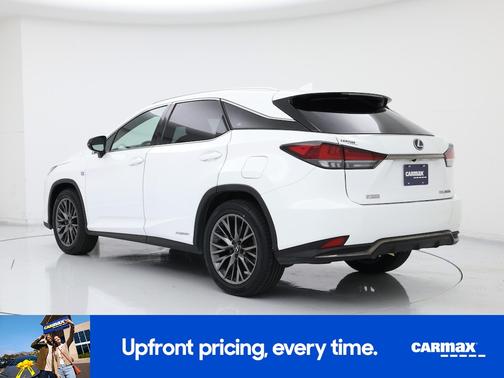 White 2022 Lexus RX 450h F-SPORT Handling