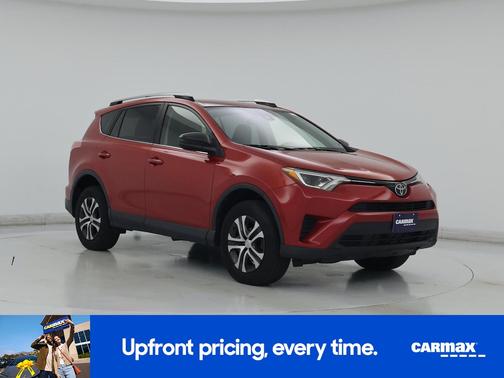Red 2017 Toyota RAV4 LE