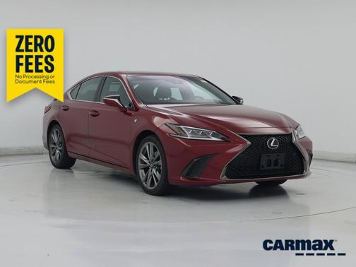 Red 2019 Lexus ES 350 F-Sport