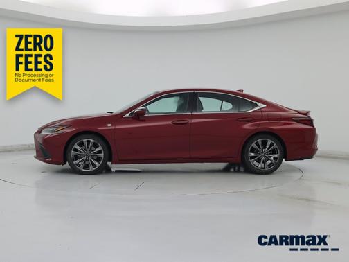 Red 2019 Lexus ES 350 F-Sport