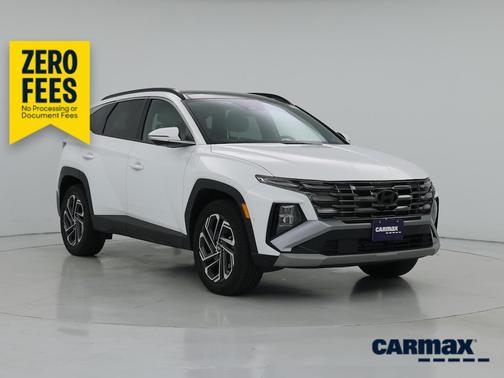 White 2025 Hyundai TUCSON Hybrid Limited