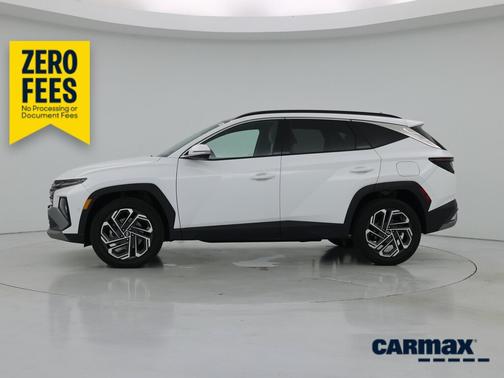 White 2025 Hyundai TUCSON Hybrid Limited