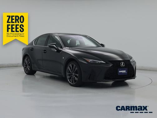 Black 2024 Lexus IS 350 F-Sport