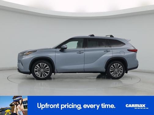 Blue 2021 Toyota Highlander Platinum