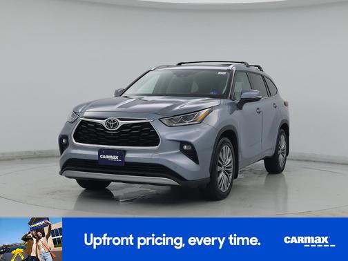 Blue 2021 Toyota Highlander Platinum