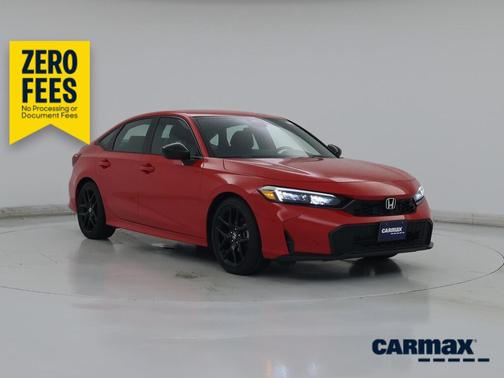 Red 2025 Honda Civic Sport