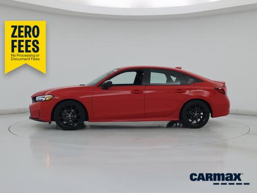 Red 2025 Honda Civic Sport
