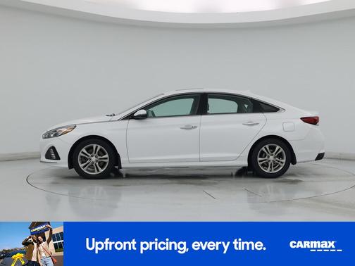 White 2019 Hyundai SONATA Limited