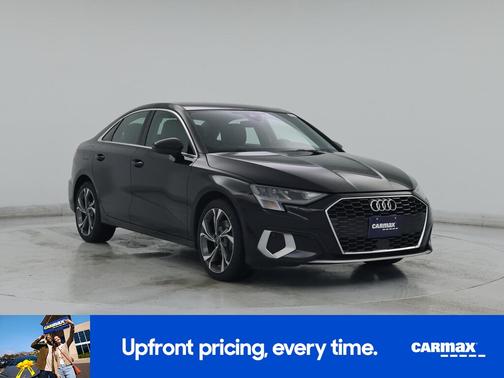 Black 2022 Audi A3 Premium