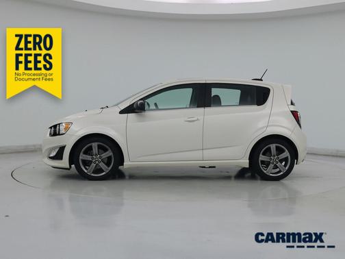 White 2015 Chevrolet Sonic RS
