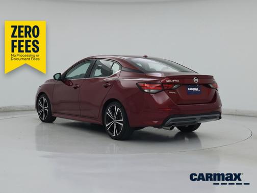 Red 2021 Nissan Sentra SR