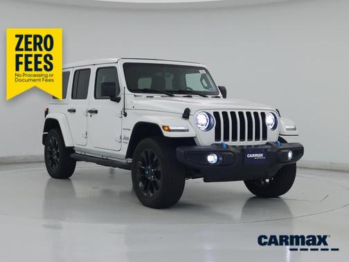 White 2022 Jeep Wrangler Unlimited 4xe Unlimited Sahara