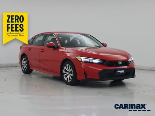 Red 2026 Honda Civic LX