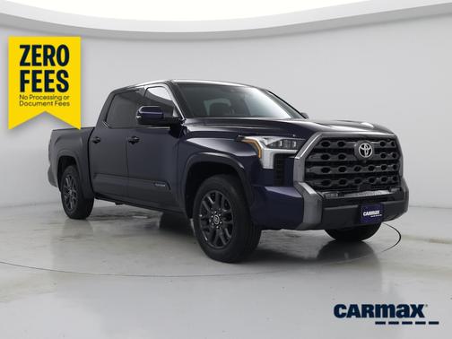 Blue 2023 Toyota Tundra Platinum
