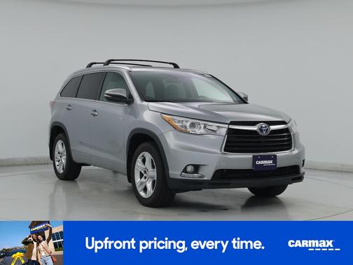 Silver 2015 Toyota Highlander Hybrid Limited Platinum
