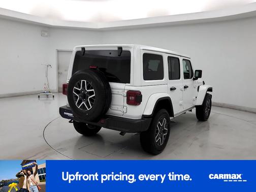 White 2025 Jeep Wrangler Sahara